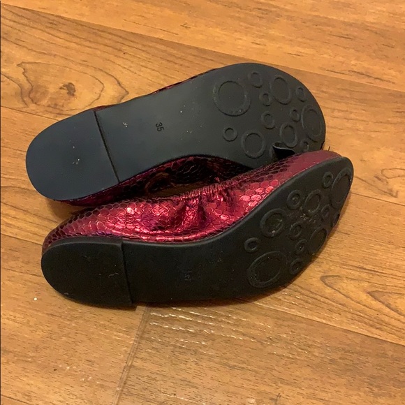 Marc jacobs burgundy mouse shoes size 35 - Picture 4 of 4